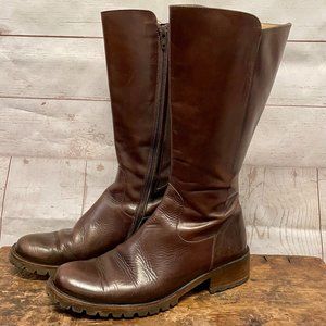 Giraudon Leather mid calf boots